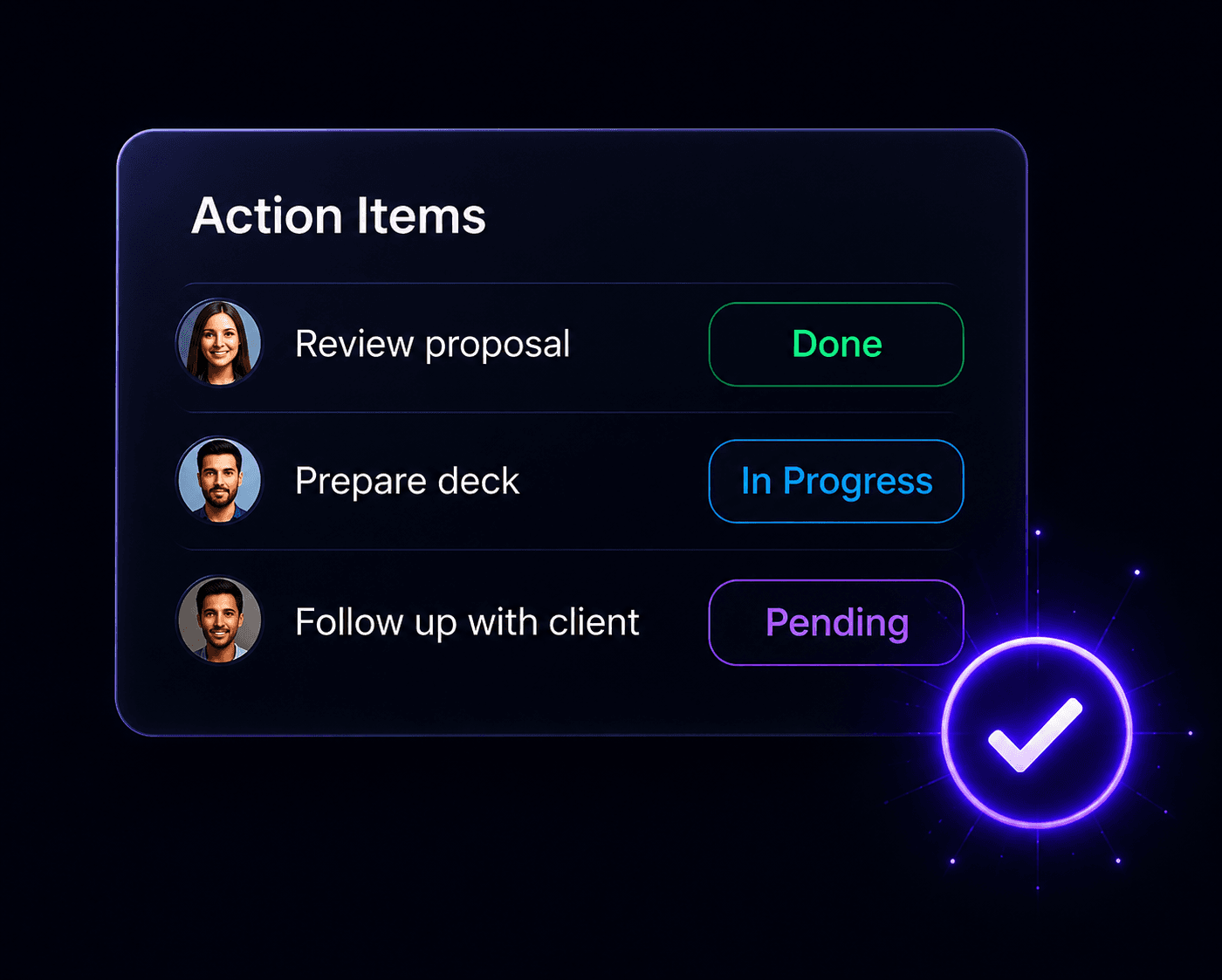 Action Items on Autopilot